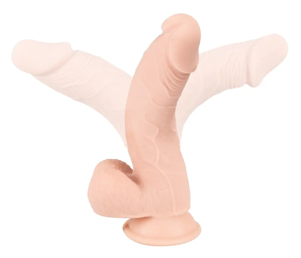 Фалоімітатор Orion Nature Skin Medium Bendable 24 см тілесний - фото 3