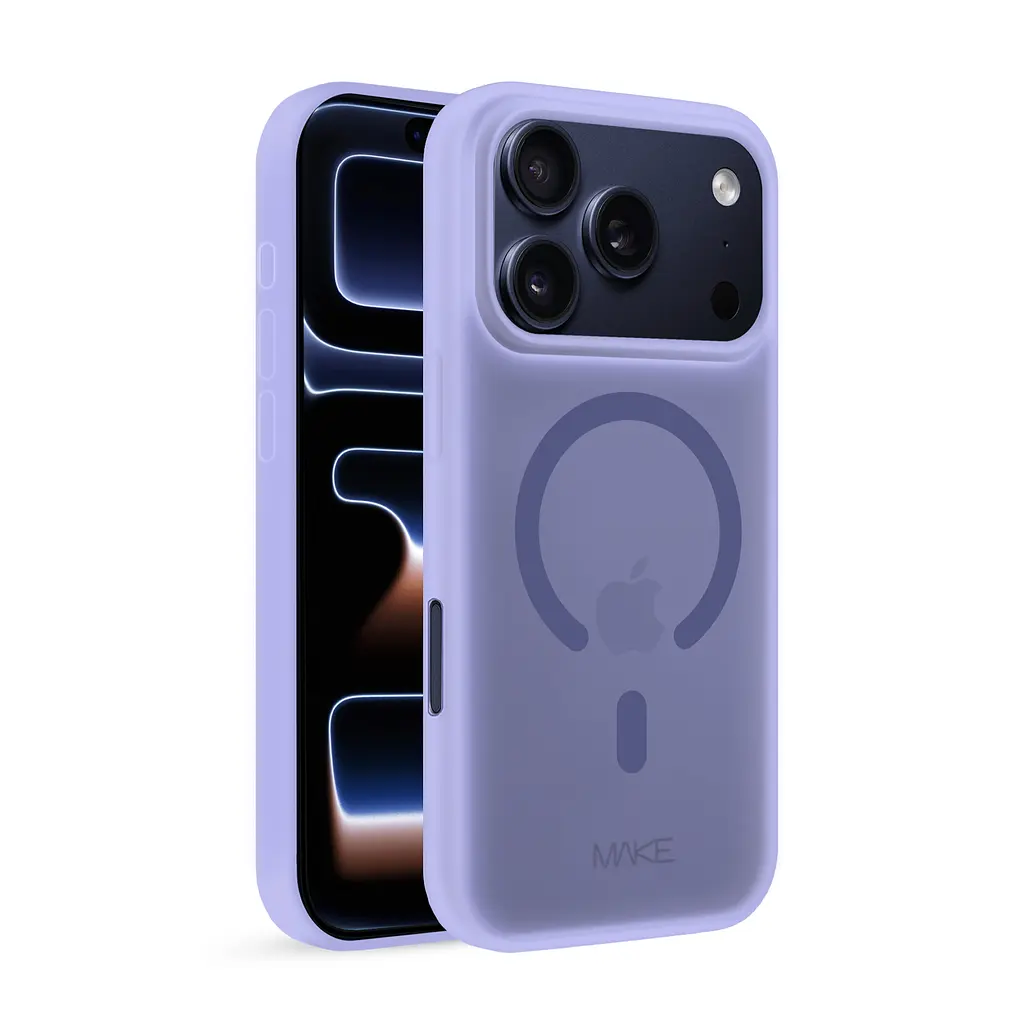 Чохол MAKE Apple iPhone 17 Pro Max Silicone Aura Magnet Lavender - фото 2
