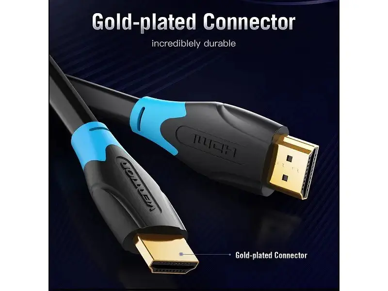Кабель Vention HDMI v2.0 1m Black (AACBF) - фото 9