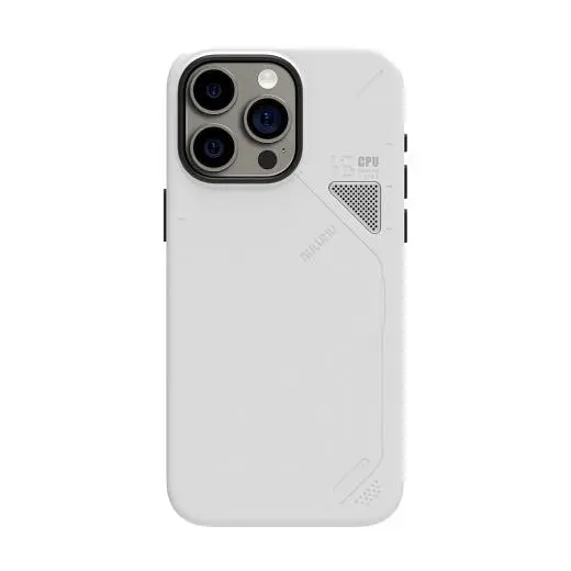 Еко чохол Aulumu A15 Vegan Leather Case White для iPhone 15 Pro - фото 2