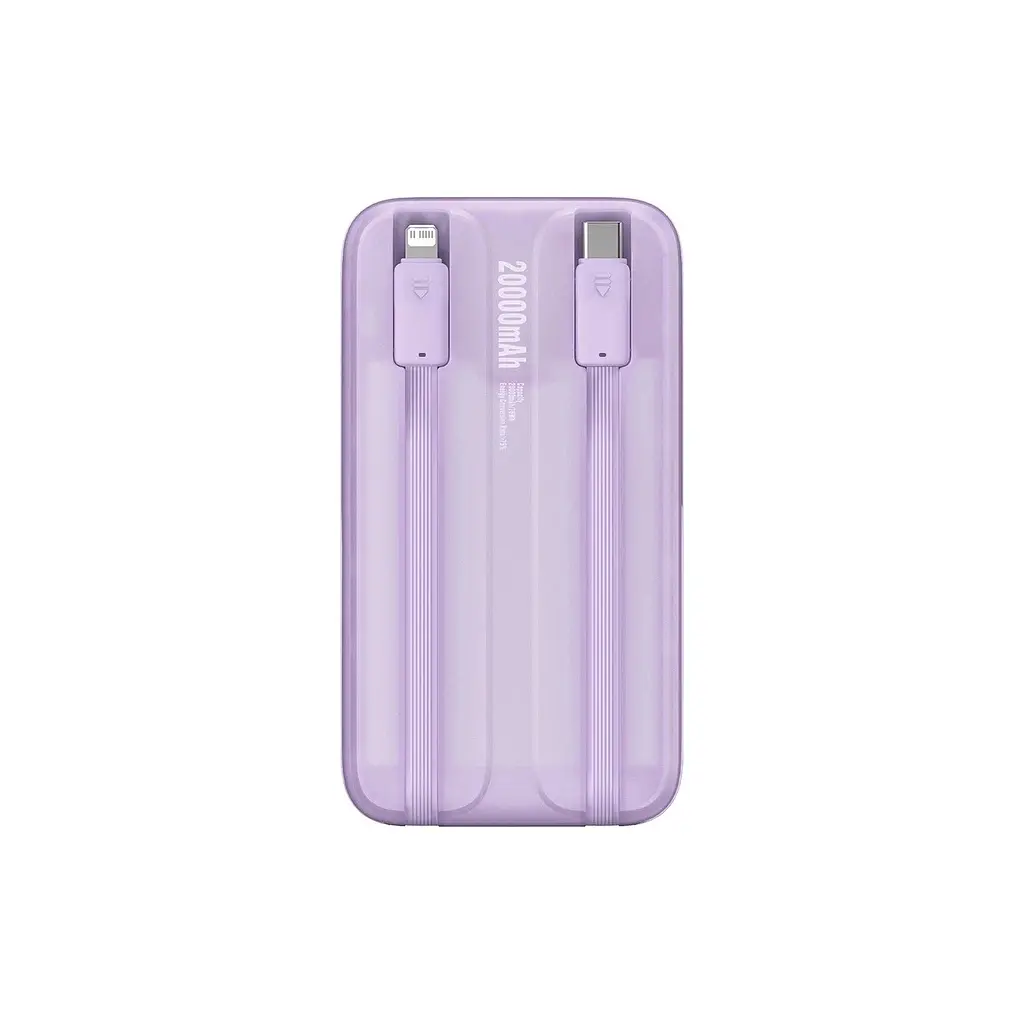 Батарея універсальна Baseus Comet 20000mAh 22.5W PD QC Purple (PPMD020105) - фото 3