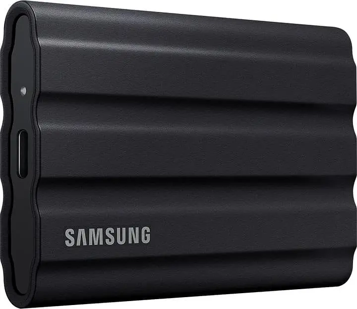 Накопитель SSD Samsung SSD 2TB USB T7 Shield Black (MU-PE2T0S/EU) - фото 2