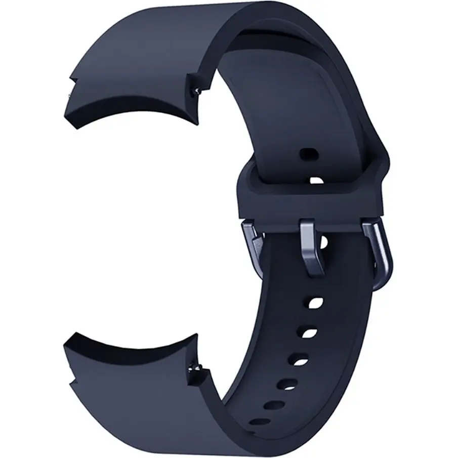 Ремінець силіконовий BeWatch Samsung Galaxy Watch 4/5/Pro SoftTouch Темно-синій (0139309) - фото 3