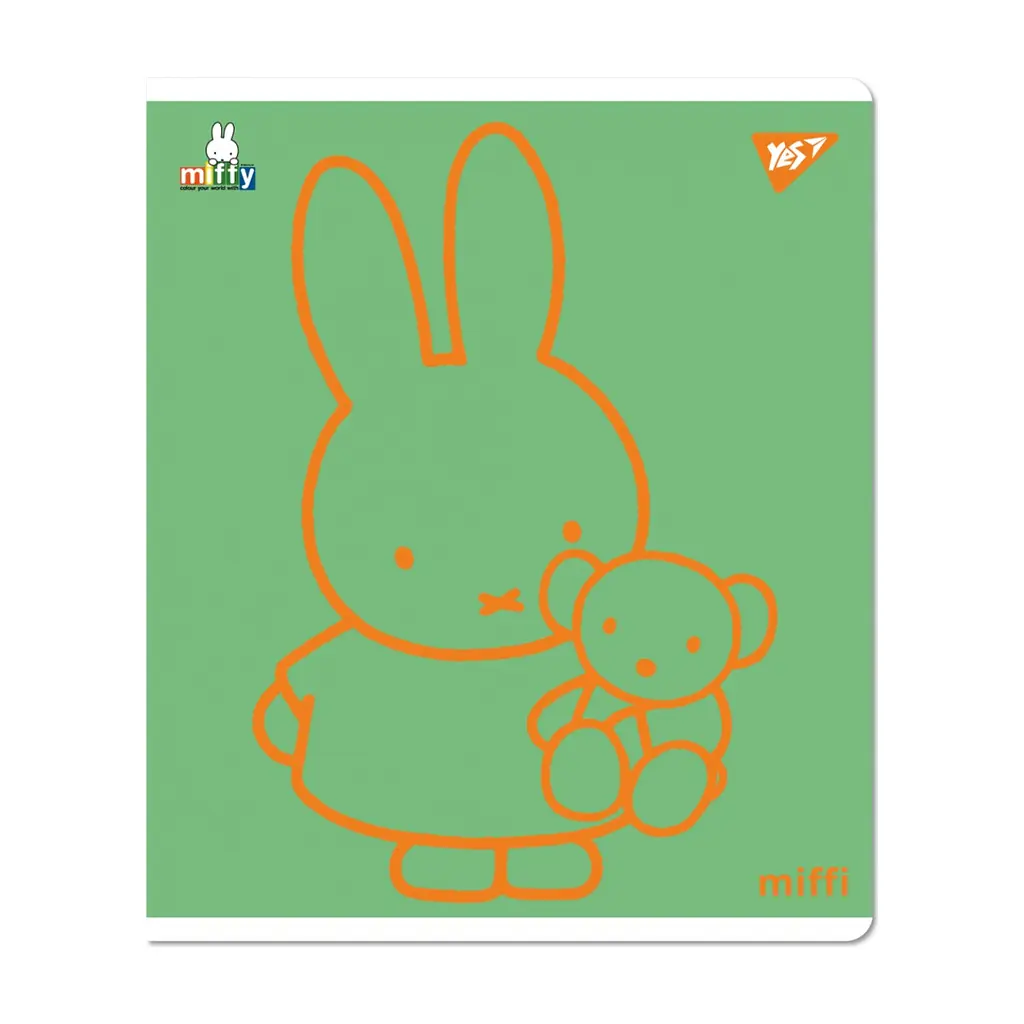 Зошит Yes Miffy А5 12 аркушів клітинка (767494), в асортименті - фото 4