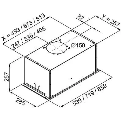 Витяжка вбудована Best Chef Loft box 1100 White 72 (4F493D2A7B) - фото 8