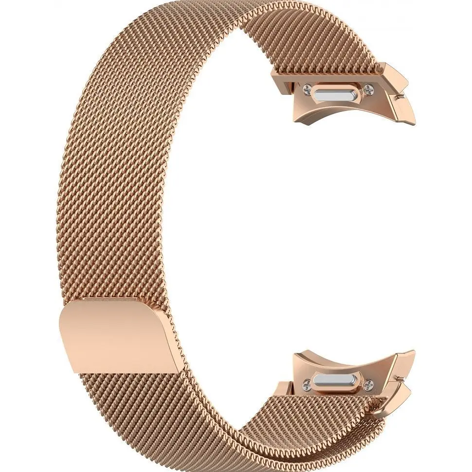 Ремінець ArmorStandart Milanese Magnetic для Samsung Galaxy Watch 7/FE/6/6 Classic/5/5 Pro/4/4 Classic Gold (ARM86844) [151811] - фото 2