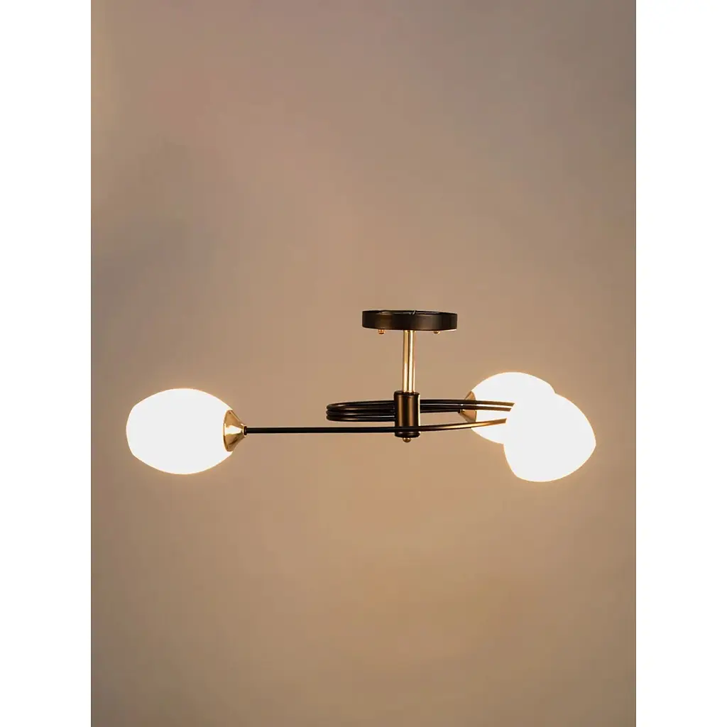 Люстра Brille LK-725S/3 E27 WH/BK - фото 3