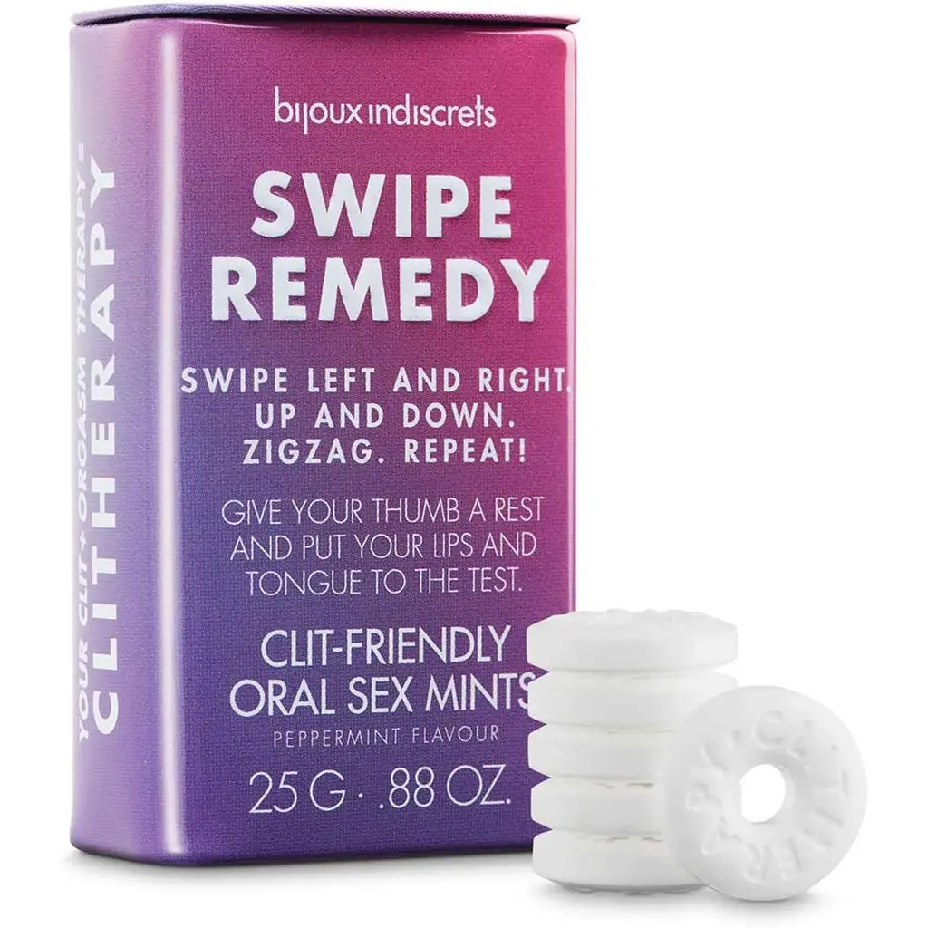 Мятные конфеты Bijoux Indiscrets Swipe Remedy - clitherapy oral sex mints - фото 3