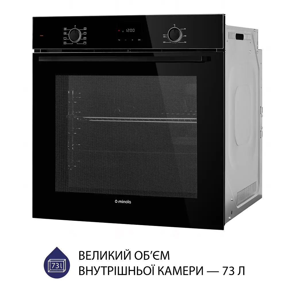 Духова шафа електрична Minola EOD 6814 BL - фото 4