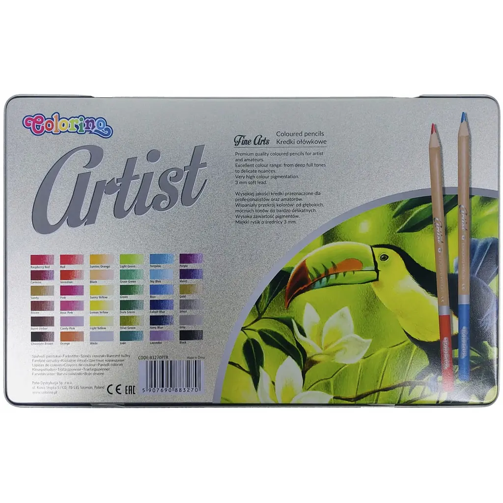 Олівці кольорові Colorino Рremium Artist 36 кольорів 36 шт. (83270PTR) - фото 4