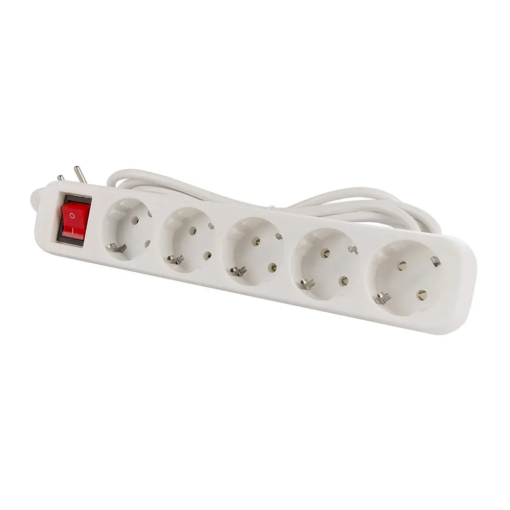 Мережевий фільтр ColorWay 5 розеток 5 м White (CW-PSEA55W) - фото 2