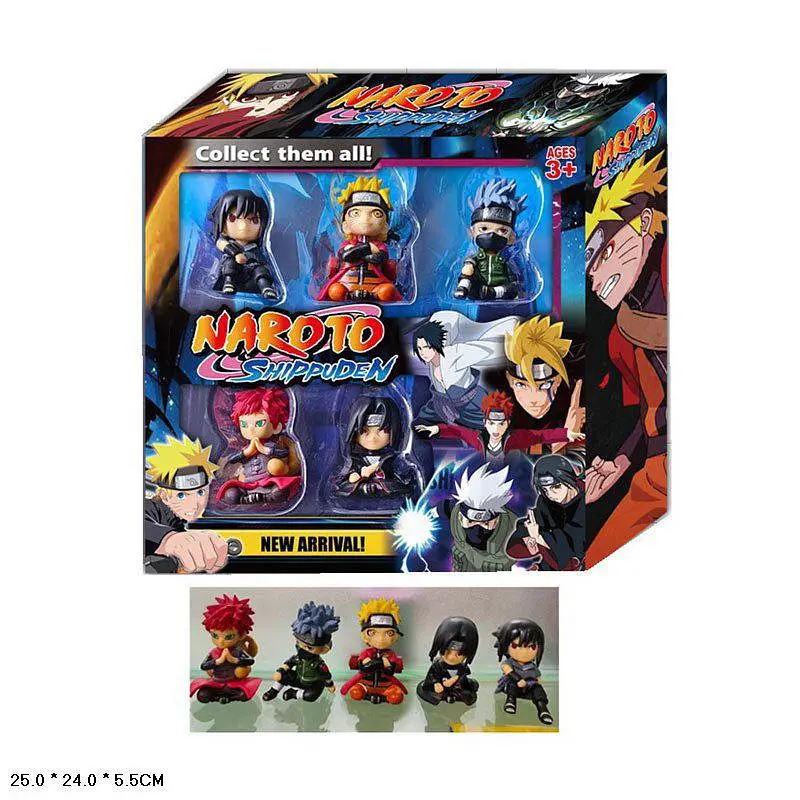 Колекційні фігурки персонажів аніме Naruto Shippuden у стилі чибі (24305) в асортименті