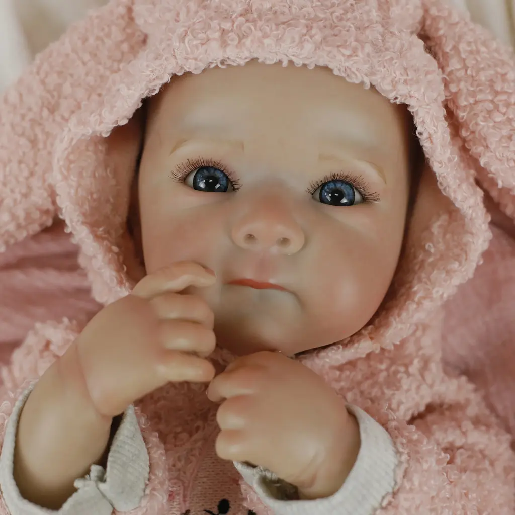 Колекційна силіконова лялька реборн новонароджена дитина reborn Reborn Dolls det0018881 - фото 2