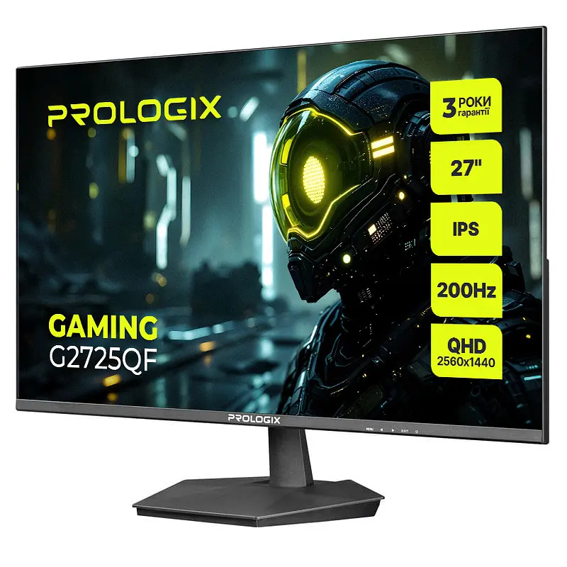 Монітор Prologix Gaming 27" G2725QF IPS Black 200Hz - фото 3