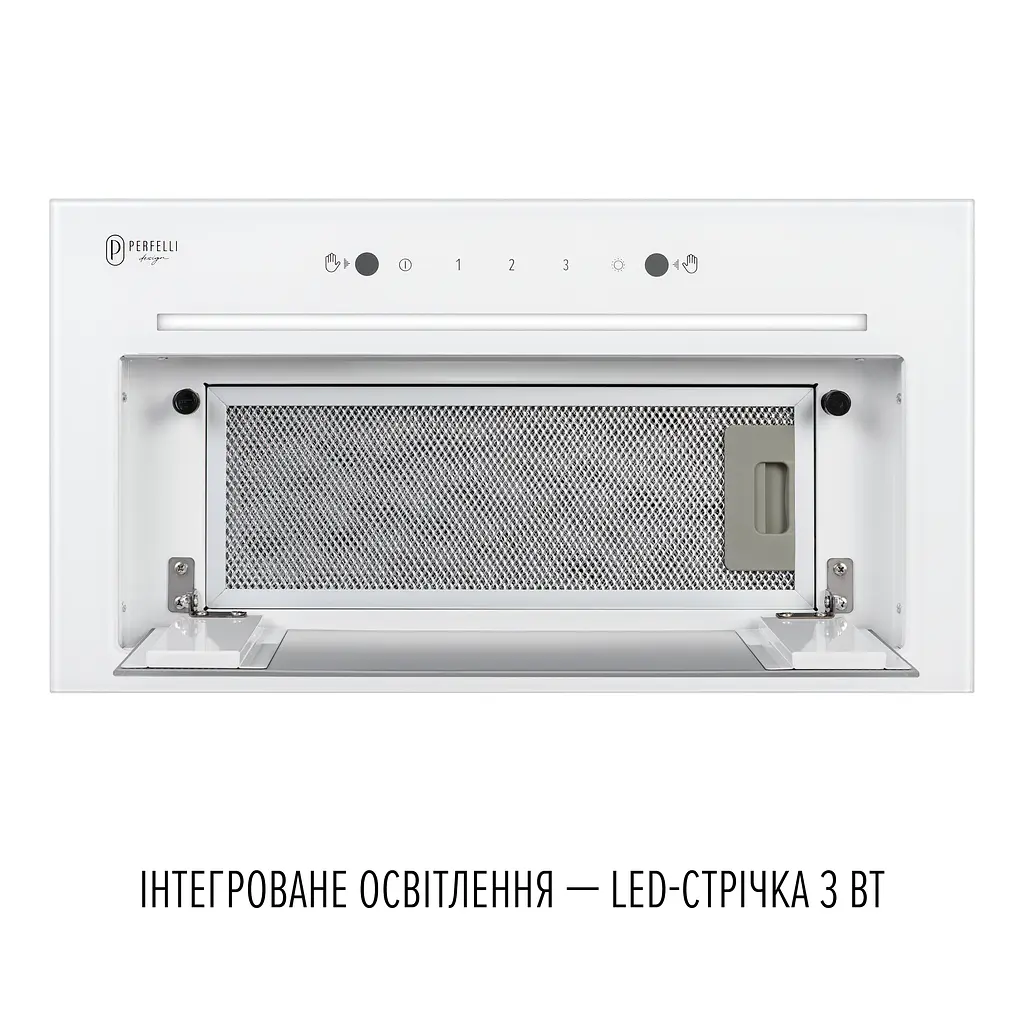Витяжка повновбудована PERFELLI DESIGN FILINI 5 BIANCO - фото 3