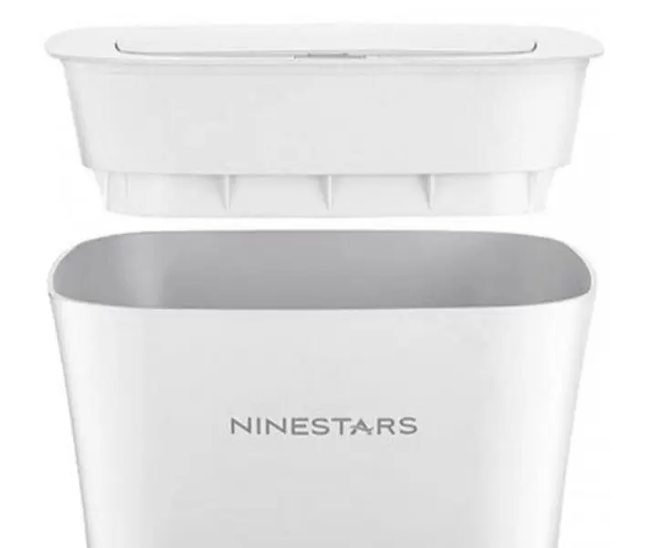 Розумний кошик для сміття Xiaomi Ninestars Waterproof Sensor Trash Can White (DZT-10-11S) [65669] - фото 4