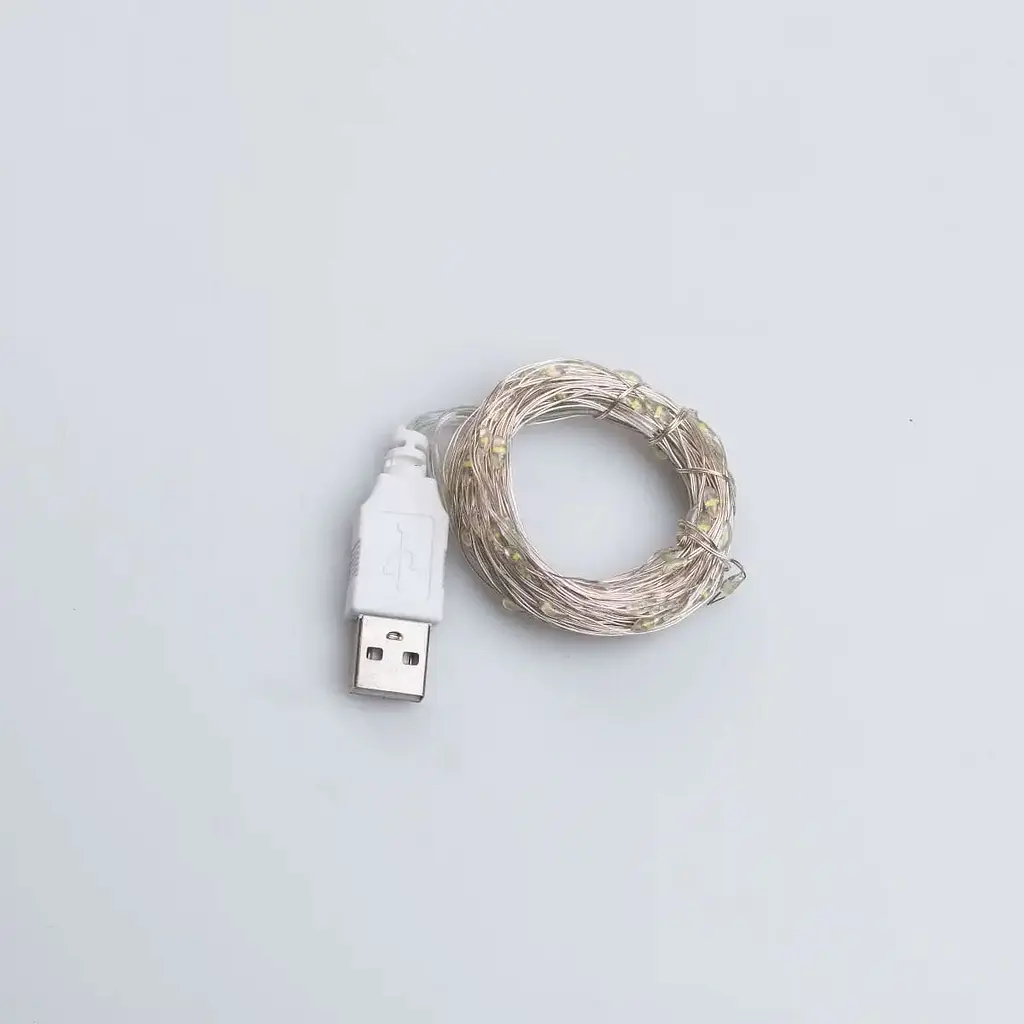 Гірлянда Роса GarlandoPro 100 LED довжина 10 м від USB, білий (USB100L10MWW) - фото 8