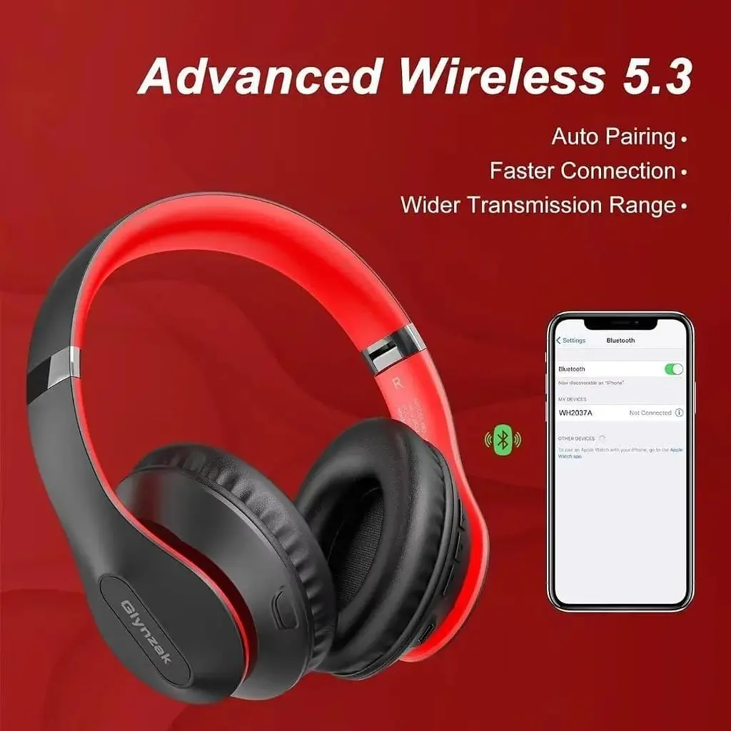 Беспроводные наушниким Glynzak Bluetooth с микрофоном - фото 4