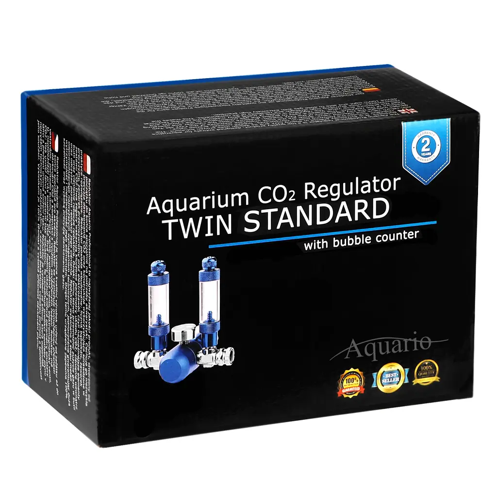 Редуктор CO2 Aquario BLUE TWIN Standard на два виходи - фото 2