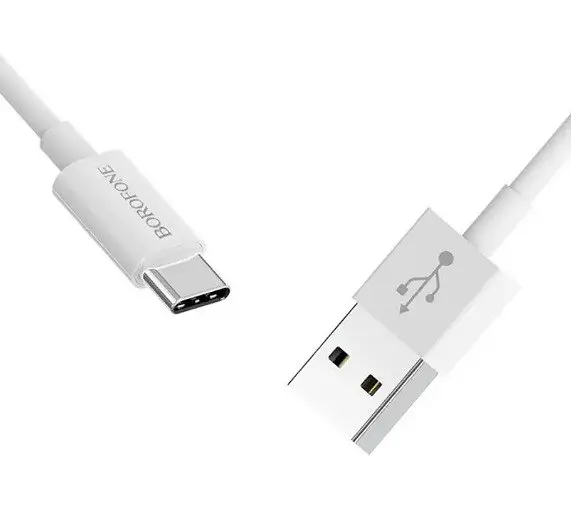 Кабель заряджання Borofone BX22 Bloom USB to Type-C 1м Білий - фото 4