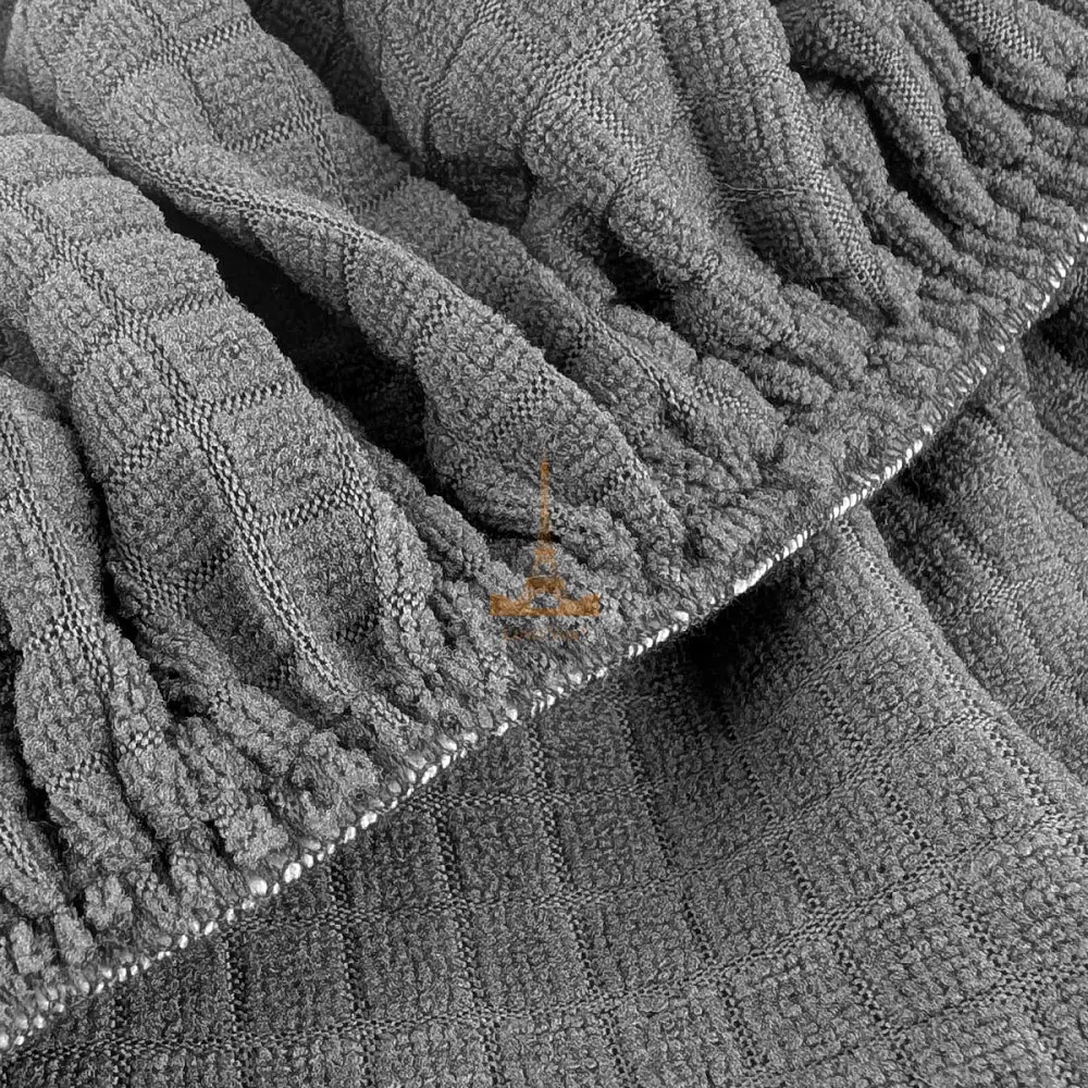 Чехол Love You Corn Fleece на стул серый (83185) - фото 2