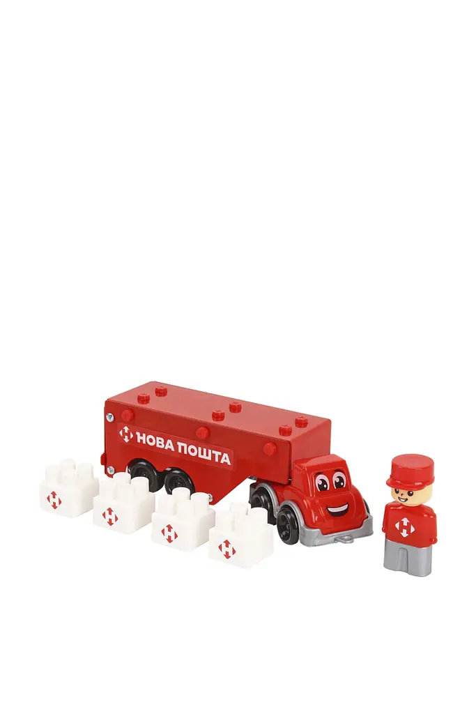 Конструктор металевий Фура Нова пошта Technok Toys 1416 ЦБ-00282346 - фото 6