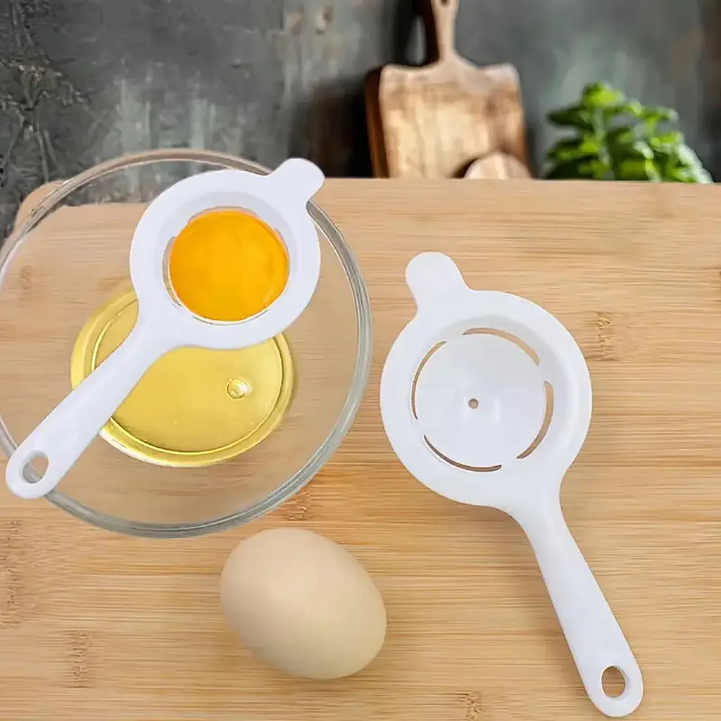 Ложка роздільник для відділення білка яйця, Kitchen Master Білий 87837 - фото 3