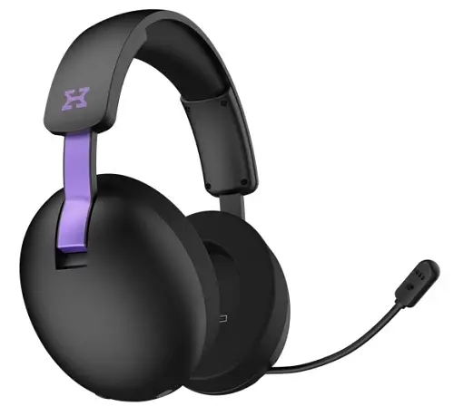 Навушники бездротові Hator Hellyberry HH30, Black, Bluetooth 6.0 / USB 2.4GHz / 3.5 мм, мікрофон, динаміки 50 мм, 1000 mAh (Type-C) - фото 2