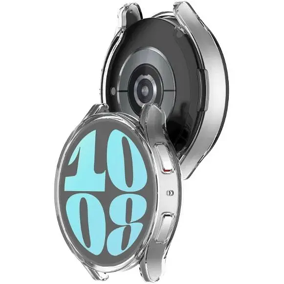 Чохол-накладка DK Silicone Face Case для Samsung Galaxy Watch6 (R940 / R945) 44mm (clear) - фото 2