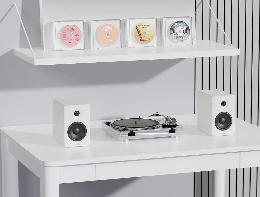 Активні колонки Edifier M-90W 100W Hi-Res, HDMI, Optical, USB-C, AUX, Bluetooth White - фото 11