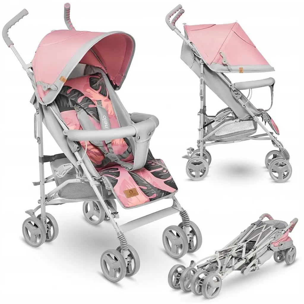 Коляска прогулянкова Lionelo Elia Tropical Pink, рожевий (LO-ELIA TROPICAL PINK) - фото 8