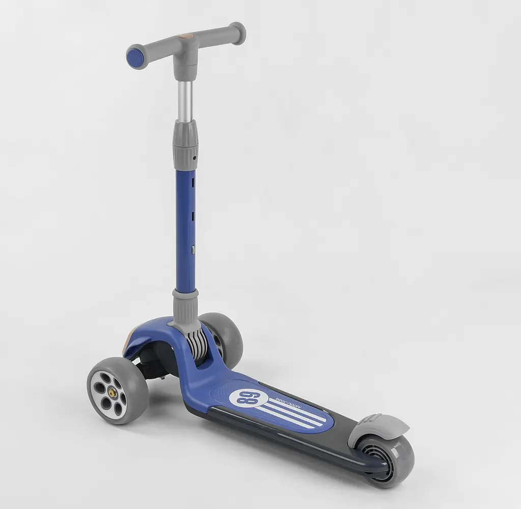 Самокат Best Scooter 62х17х31 см Чорно-синій 000231459 - фото 5