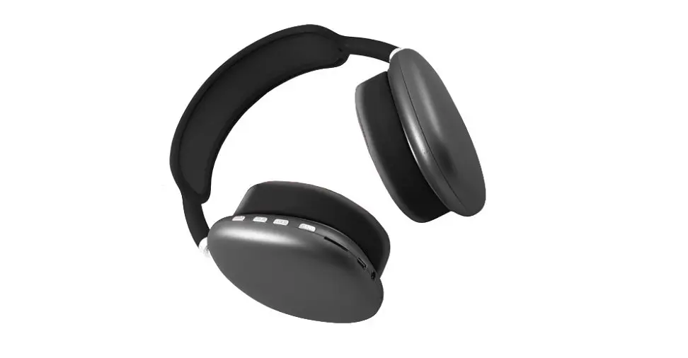 Повнорозмірні бездротові навушники-гарнітура Bluetooth з акумулятором Macaron MP90 з MP3 плеєром/AUX/microSD Чорні - фото 3