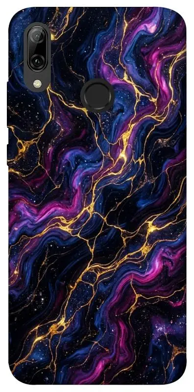TPU чохол Demsky Purple space marble для Huawei P Smart (2019)
