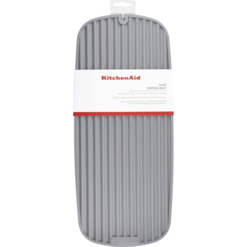 Коврик для сушки посуды KitchenAid Sinkware серый (KEG186OHGSA) - фото 3