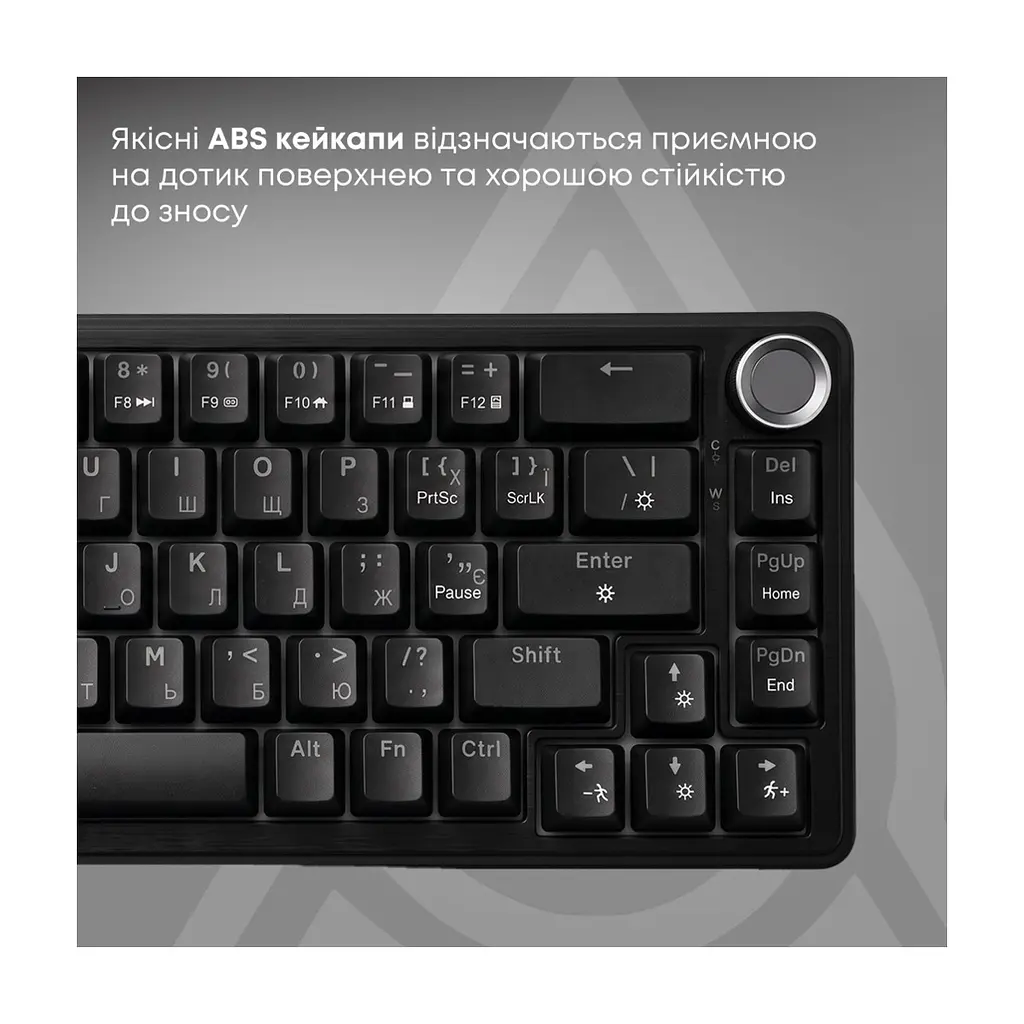 Клавіатура Ajazz AK690 Peach Mist Switch USB UA White (AK690-PM-W) - фото 10
