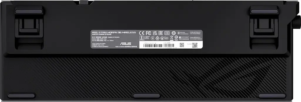 Клавіатура ASUS ROG Strix Morph 96 Wireless NX Snow V2 UKR Black (90MP04IF-BKMA03) - фото 5