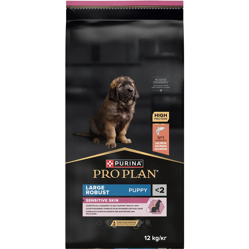 Сухий корм Purina Pro Plan для цуценят великих порід з чутливим травленням з лососем 12 кг - фото 2