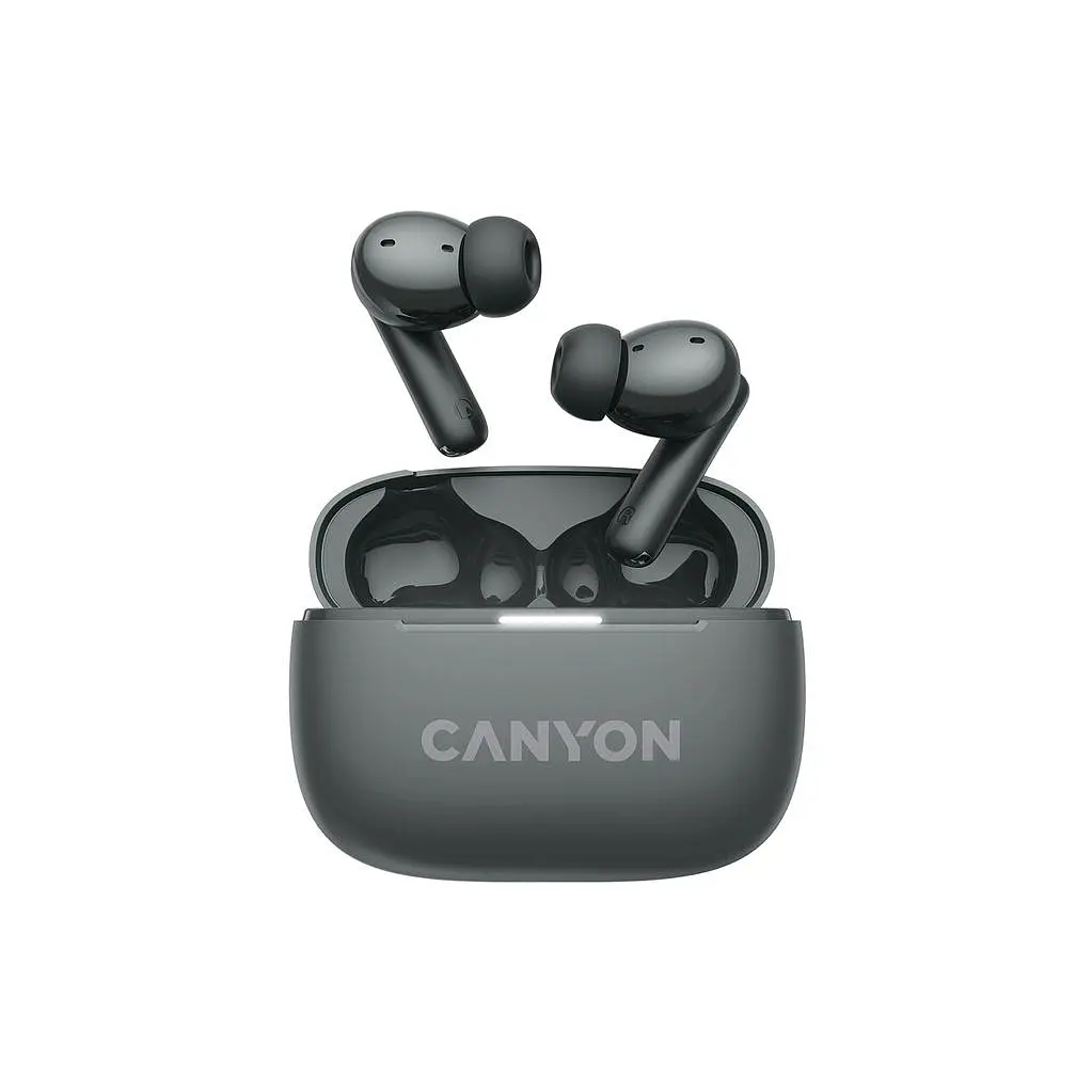 Навушники Canyon TWS-10 OnGo ANC ENC графітові (CNS-TWS10B)