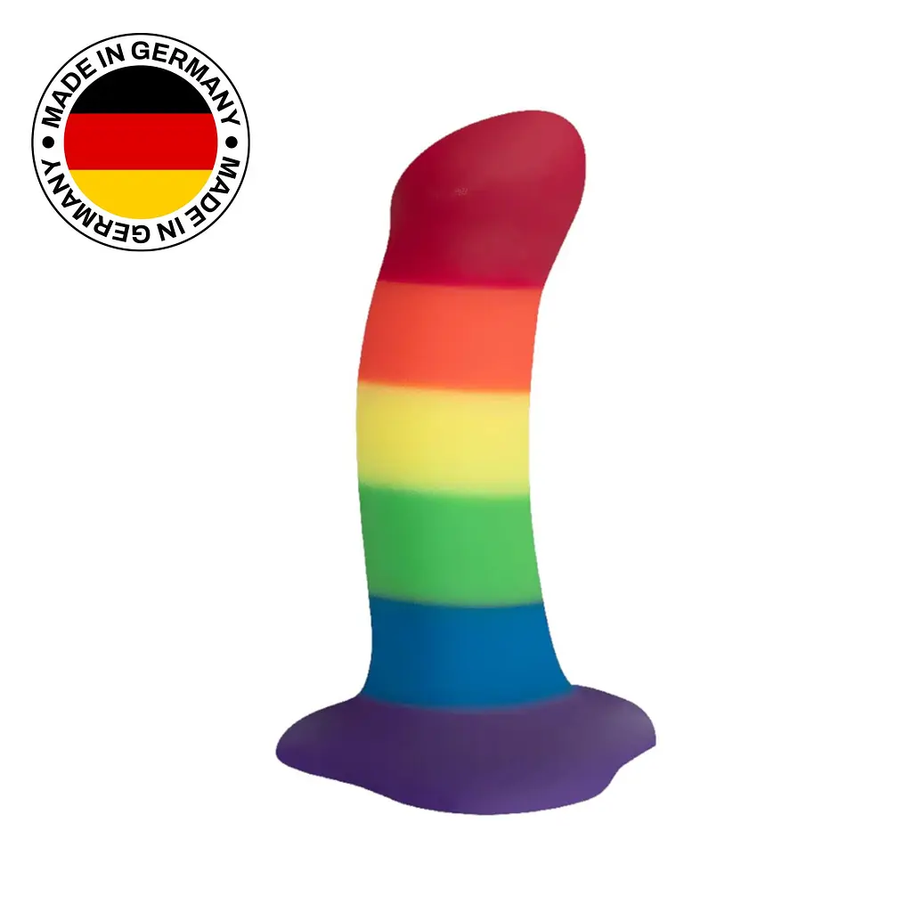 Фалоімітатор Fun Factory Amor Pride Edition, 14.6 см (райдужний)