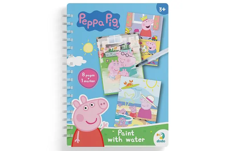 Набір водних розмальовок 200645 "Малюй водою: Peppa Pig" DoDo - фото 5