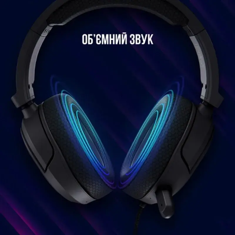 Навушники Lorgar Kaya 460 Gaming RGB USB Black (LRG-GHS460) - фото 7