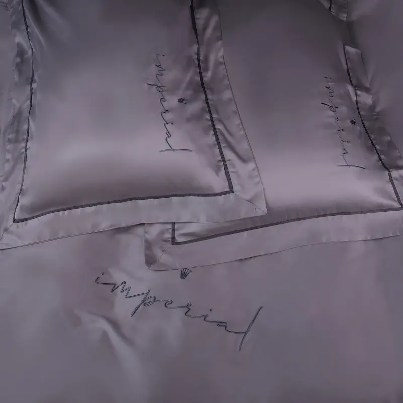 Наволочка MirSon Imperial Tencel №06 Gray 60 х 60 см (2200010755350) - фото 6