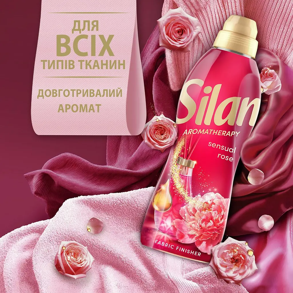 Кондиционер для белья Silan Ароматерапия Чувственная роза 770 мл - фото 4