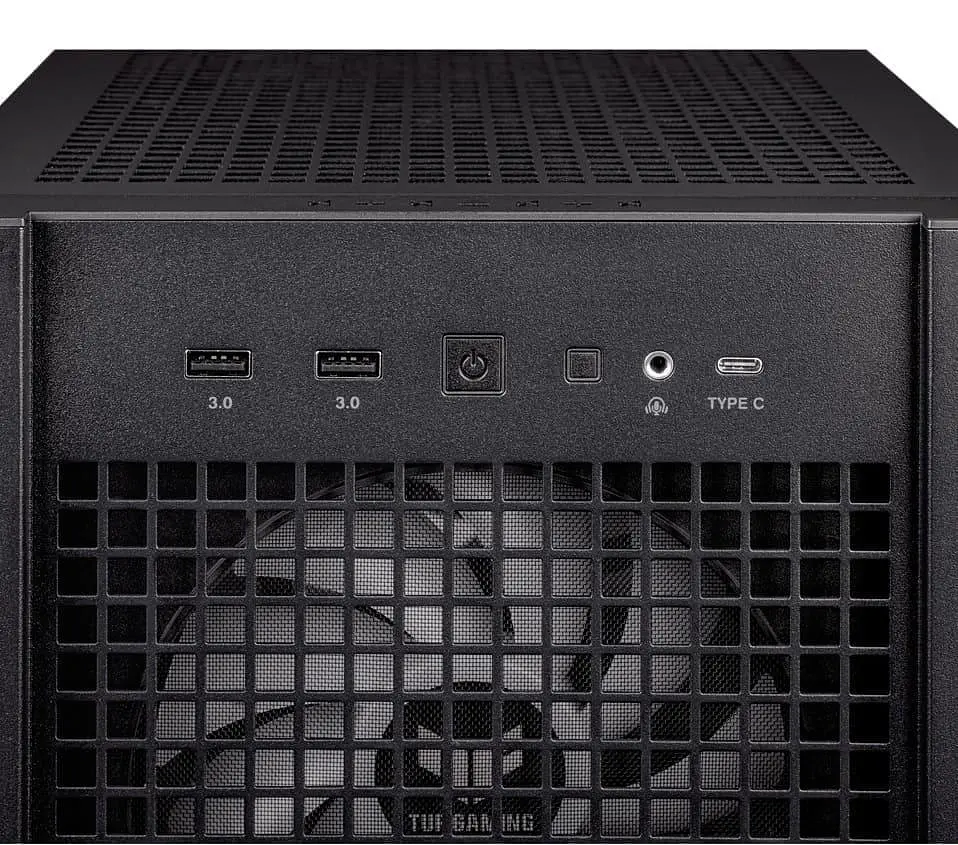Корпус ASUS TUF GAMING GT302 TG BTF ARGB BLACK (90DC00I0-B19000) без блока питания - фото 3