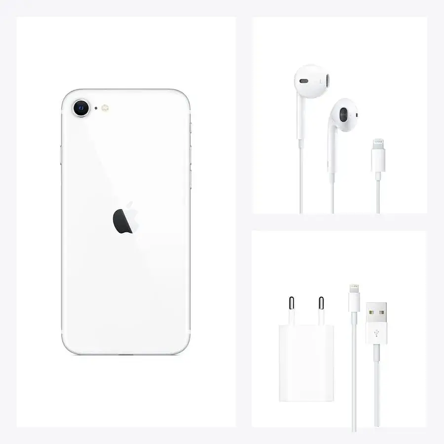 Смартфон iPhone SE 64GB Model A2296 Grade C Seller Refurbished White - фото 6