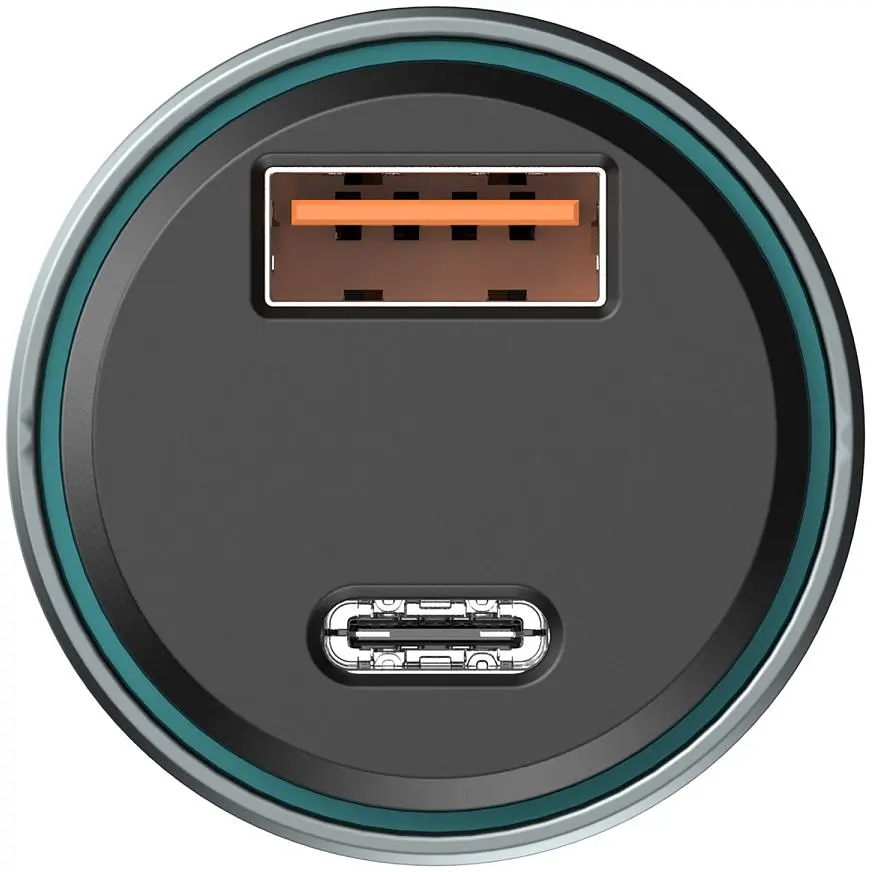 Автомобільний зарядний пристрій Havit HV-CC2017 48W USB-A+USB-C black (HV-CC2017) - фото 4