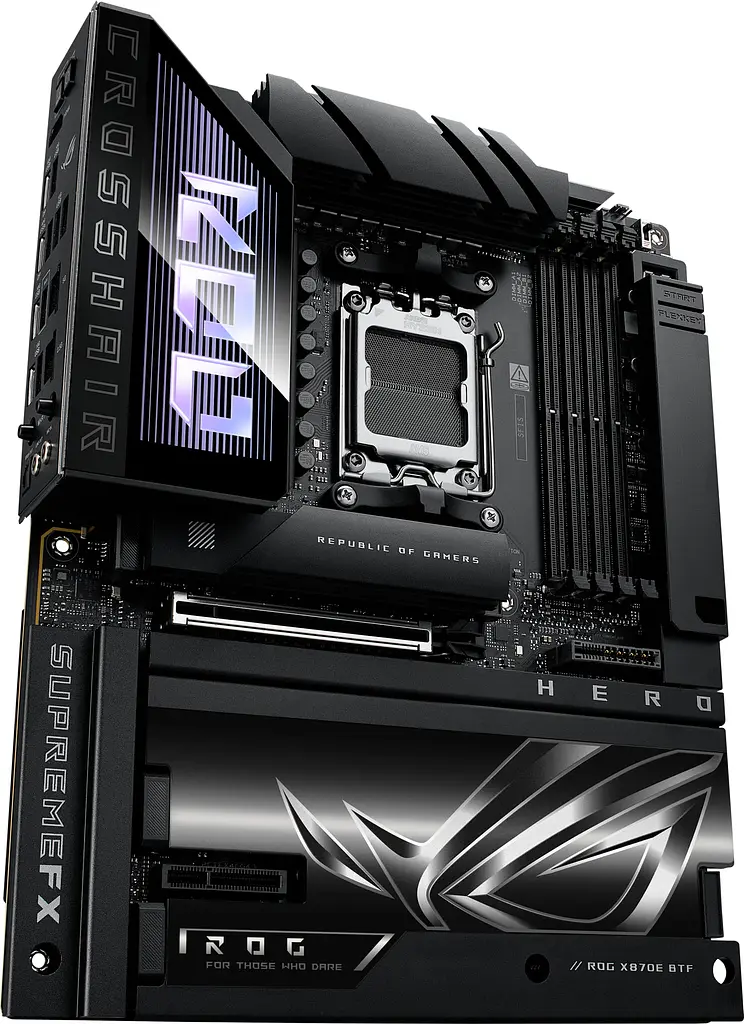 Материнська плата Asus ROG CROSSHAIR X870E HERO BTF sAM5 X870E 4xDDR5 M.2 HDMI WiFi BT ATX - фото 4