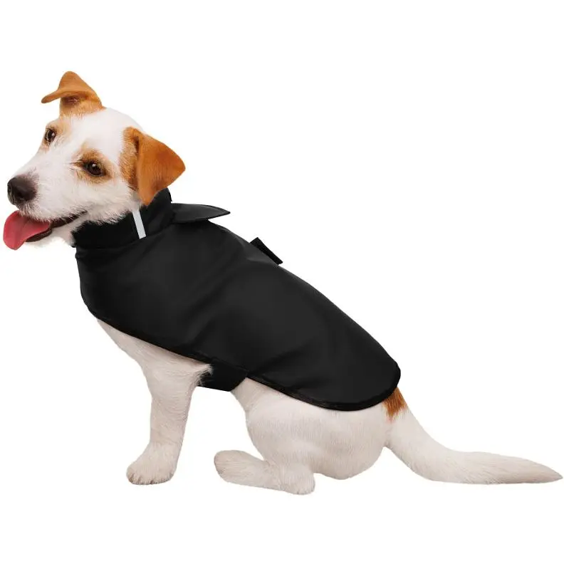 Дощовик для собак BronzeDog Textile XXS чорний - фото 4