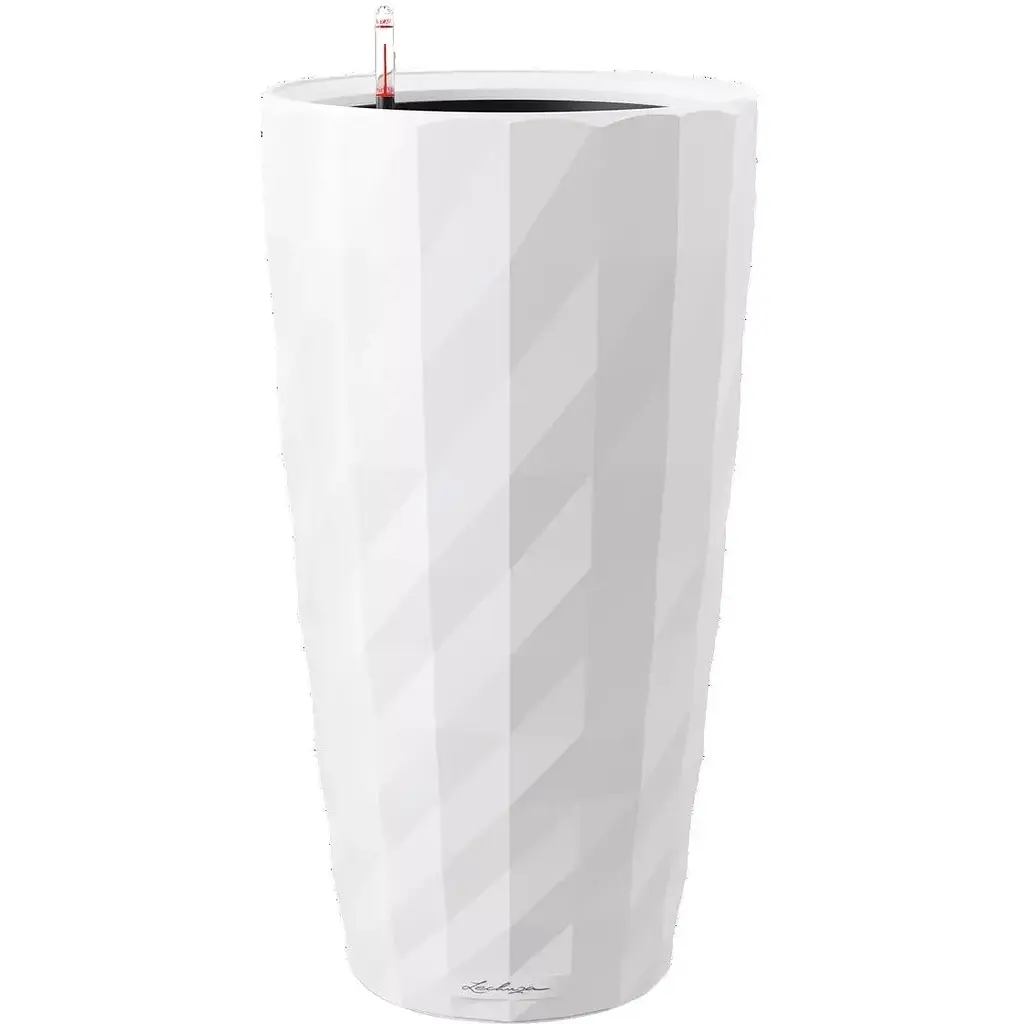 Вазон Lechuza Diamante Premium 40 білий матовий (15701)